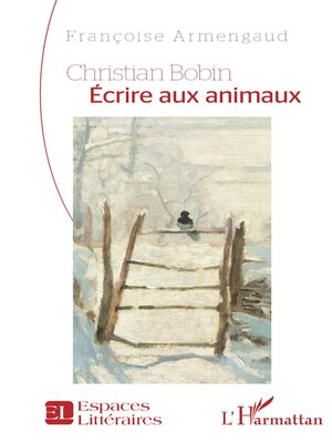 cover image of Christian Bobin Écrire aux animaux
